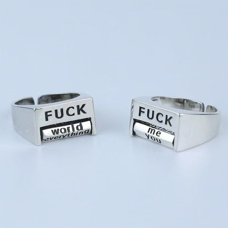 Fuck & Love Couple Rings