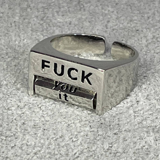 Fuck & Love Couple Rings